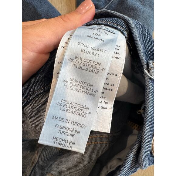 Good American Mid-Rise Distressed Skinny Jeans with Stretch – Size 2 / 26 - Picture 2 of 4